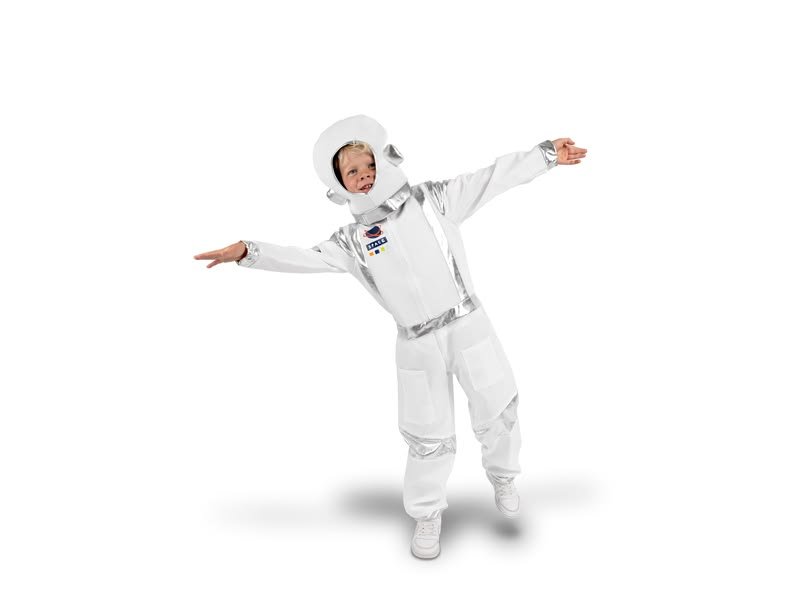 Kostyme – Astronaut – Størrelse 116-128 – Halloween-kostyme, Halloween