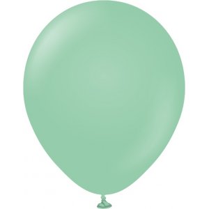 Ballonger ensfargede - Premium 30 cm - Mintgrnn