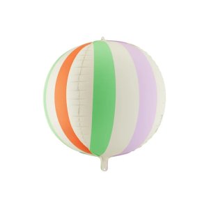 Globeballong - Stripete Flerfarget - 50 cm Globeballong - Stripete Flerfarget - 50 cm