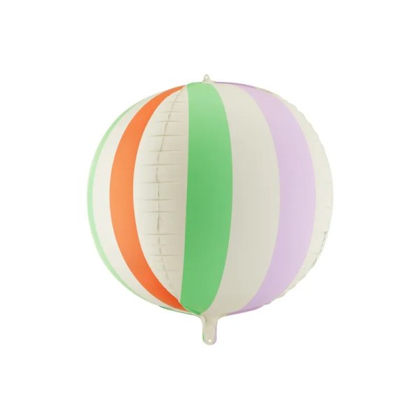 Globeballong - Stripete Flerfarget - 50 cm Globeballong - Stripete Flerfarget - 50 cm