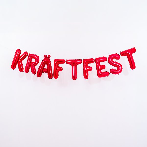 Ballonggirlander - Krepsfest - Rød - 35 cm Ballonggirlander - Krepsfest - Rød - 35 cm
