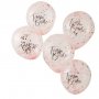 Konfettiballonger - Team Bride - Floral hen