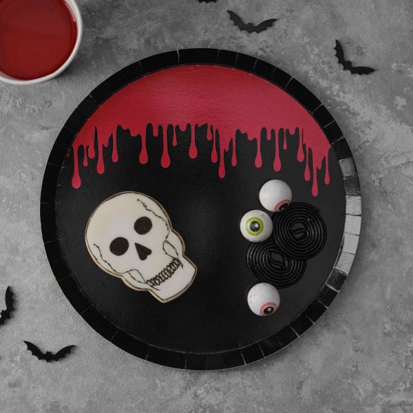 Papptallrikar - Blod - Fright Night