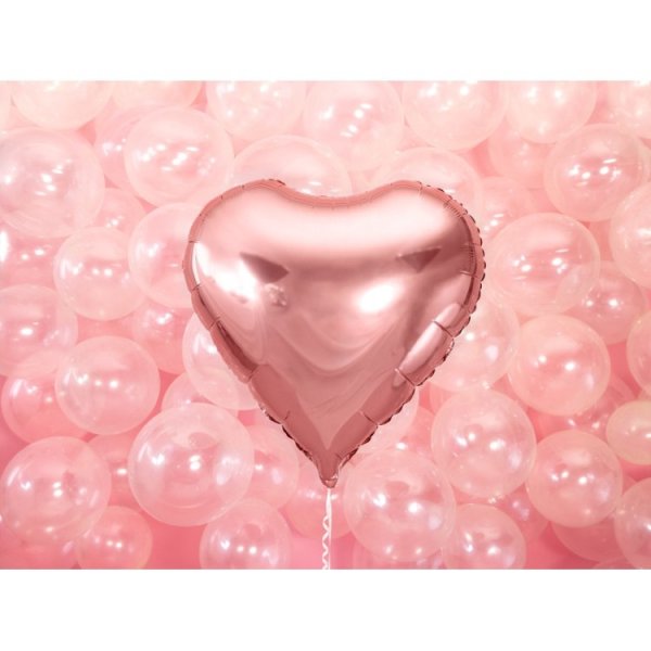 Folieballong - Hjerte - Roségull - 61 cm Folieballong - Hjerte - Roségull - 61 cm