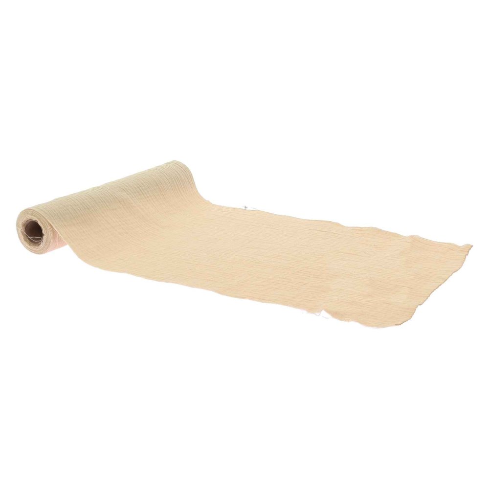 Stoffløper - Beige - 30 cm x 3 m - Bordløper til fest, Duker og løpere til fester