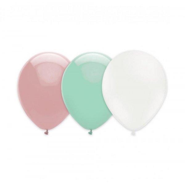 Ballonger - Rosa/Mint/Hvit - 15-pakning Ballonger - Rosa/Mint/Hvit - 15-pakning