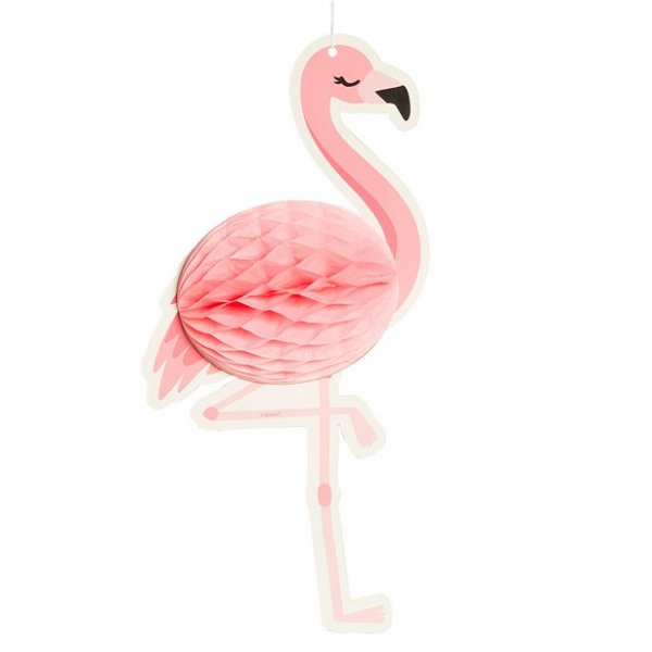 Honeycomb  Flamingo Party