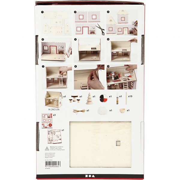 Håndverkssettet - Julenissens hus Håndverkssettet - Julenissens hus