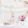 Vimpel - Just Married - Vit/Guld