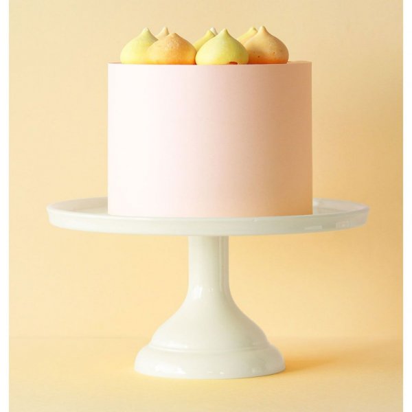 Kaketallerken - Liten - Elfenben