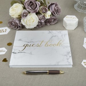 Gjestebok - Scripted Marble