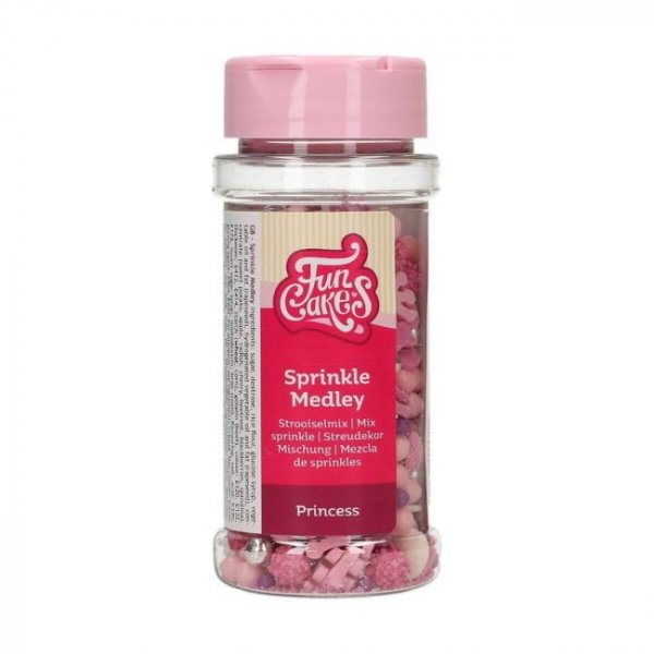 Strøssel - Prinsesse Medley - Funcakes - 50 g Strøssel - Prinsesse Medley - Funcakes - 50 g
