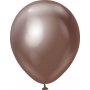 Ballonger ensfargede - Premium 45 cm - Sjokolade Krom - 5-pakning