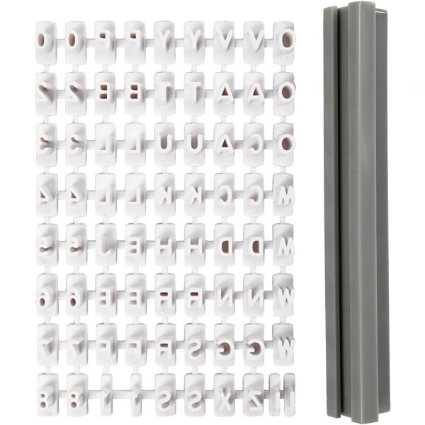 Stempel - Bokstaver og tall - 6 mm Stempel - Bokstaver og tall - 6 mm