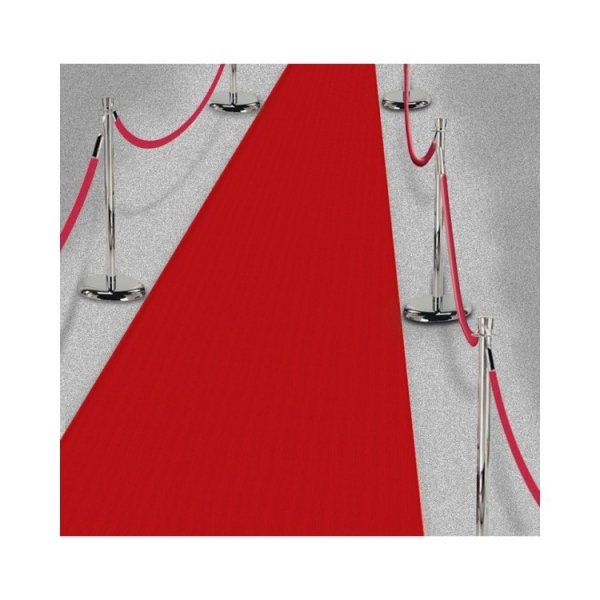 Rød løper - Hollywood - 0,6x4,5m Rød løper - Hollywood - 0,6x4,5m