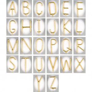 Sparkler - Bokstav - Gull Sparkler - Bokstav - Gull