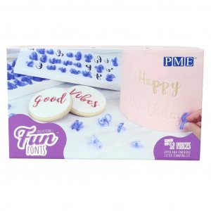 Stempel - PME Morsomme fonter - Bokstaver AZ