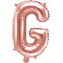 Bokstavballonger - Rosgull - 35 cm - Bokstav: G