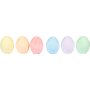 Gatefargestifter - Egg - Pastellfarger - 6-pakning