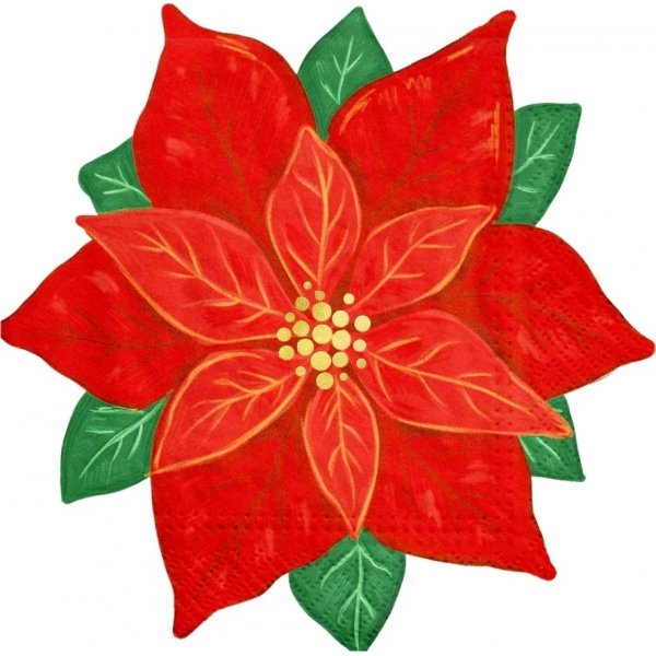 Servietter - Julestjerne - 10-pakning Servietter - Julestjerne - 10-pakning