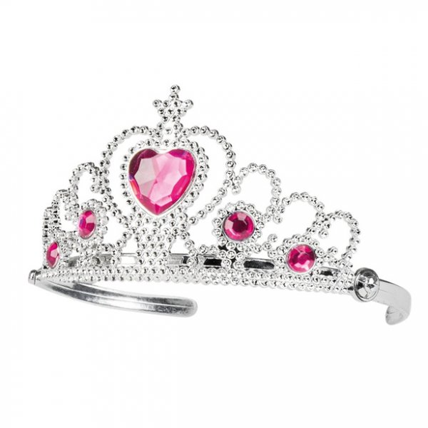 Tiara - Sølv/Rosa Tiara - Sølv/Rosa