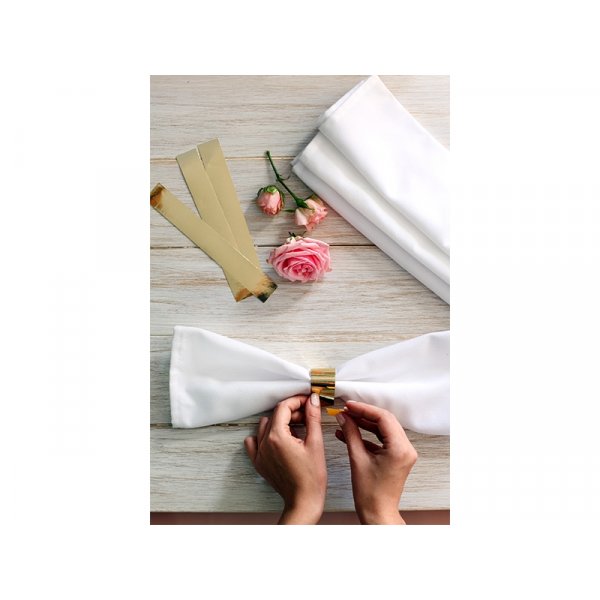 Serviettringer - Metallisk - Gull - 10 stk Serviettringer - Metallisk - Gull - 10 stk