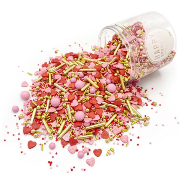 Strøblanding - Head Over Heels - 90g - Happy Sprinkles Strøblanding - Head Over Heels - 90g - Happy Sprinkles