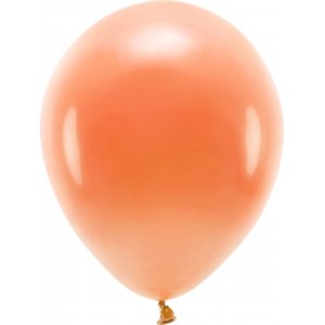 Ensfargede ballonger - ko 30 cm - Oransje - 10-pakning