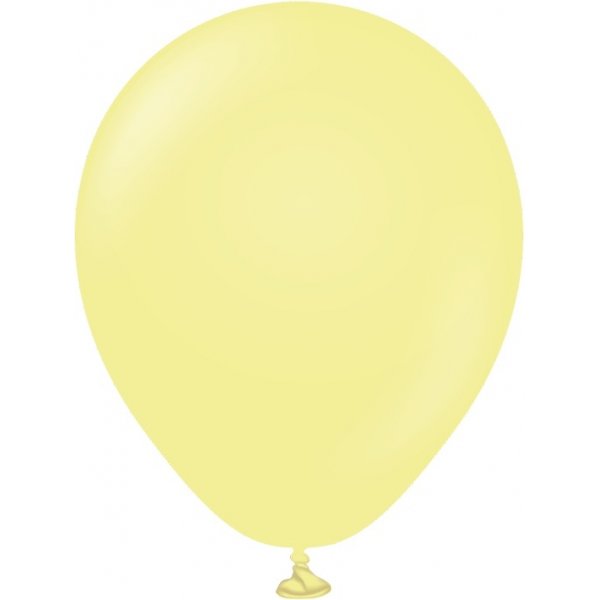 Miniballonger ensfarget - Premium 13 cm - Makarongul