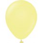 Miniballonger ensfargede - Premium 13 cm - Makrongul - 25-pakning