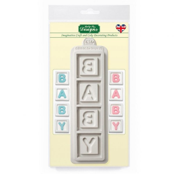 Silikonform - Katy Sue - Baby blocks