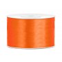 Satengb�nd - Oransje - (Bredde: 38 mm) - 25 meter