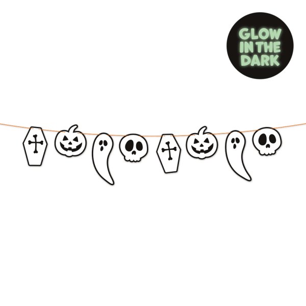 Girlander - Lysende - Halloween - 2 m Girlander - Lysende - Halloween - 2 m