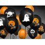 Ballonger - Halloween Svart - Spkelses- og hjemskt hus - 6-pakning