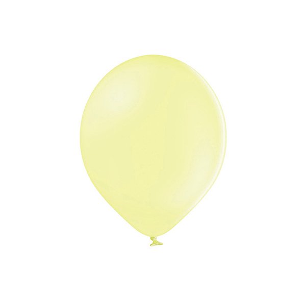 Miniballonger - Pastell - Premium 12 cm - Lys gul - 10-pakning