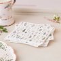 Små servietter - Blomster - Teselskap - 16-pakning Små servietter - Blomster - Teselskap - 16-pakning
