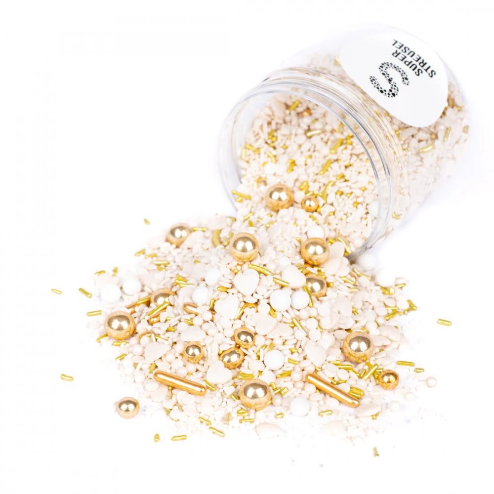 Strøblanding - Glitter og glam - Super Streusel - 90g - Dryssblandinger, Sprinkles