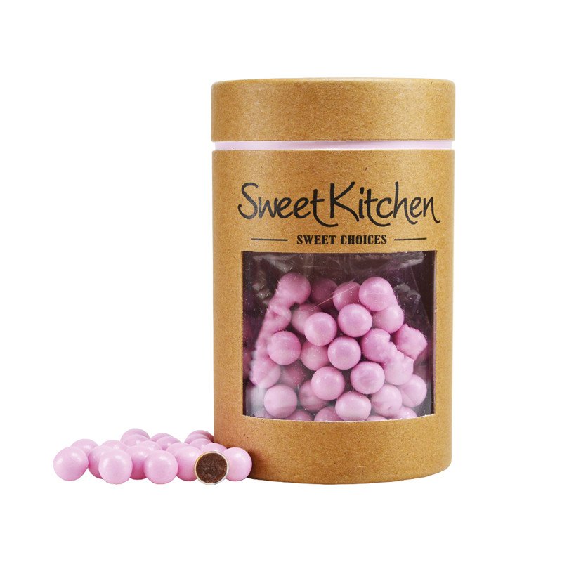 Sjokoladekuler - Rosa - Diameter ca. 1 cm - SweetKitchen - 70 g - Sjokoladeperler, Sprinkles