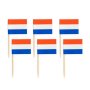 Partypicks - Flagg - Nederland - 50 stk Partypicks - Flagg - Nederland - 50 stk