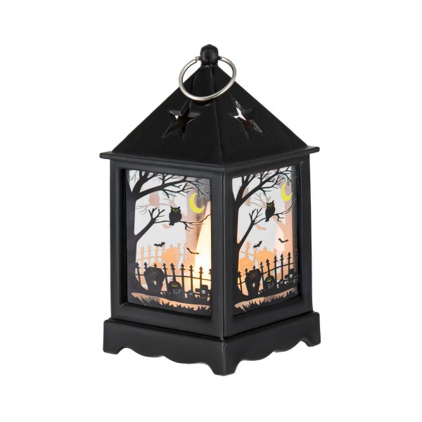 Liten lyslykt - LED - Halloween - 12 cm Liten lyslykt - LED - Halloween - 12 cm