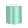 Satengbånd - 25 m - Mint - Bredde: 100 mm