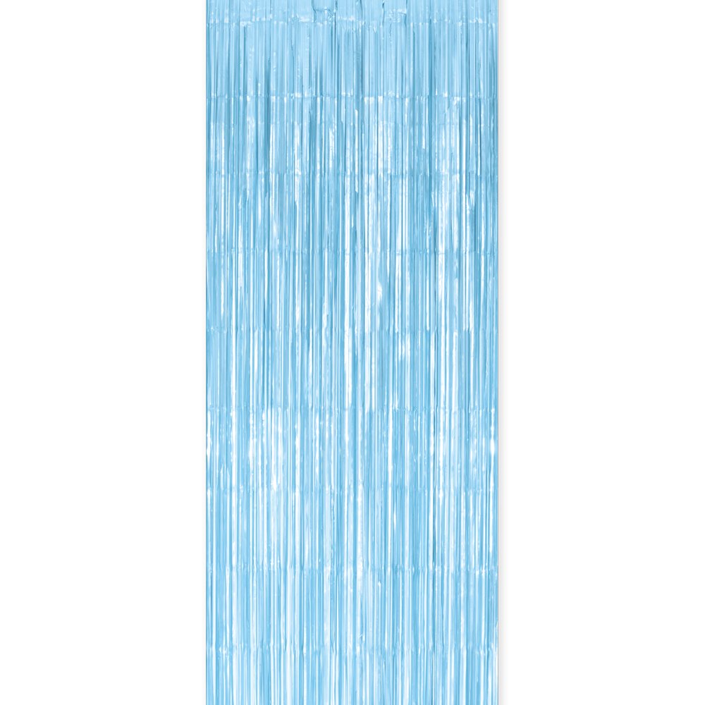 Festgardiner - Babyblå - 100x240cm - Gardiner, Hengende dekorasjoner