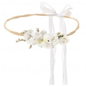 Blomsterkrans - Bohemsk - Hvit