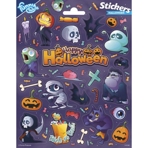 Klistremerker - Halloween - Store Klistremerker - Halloween - Store