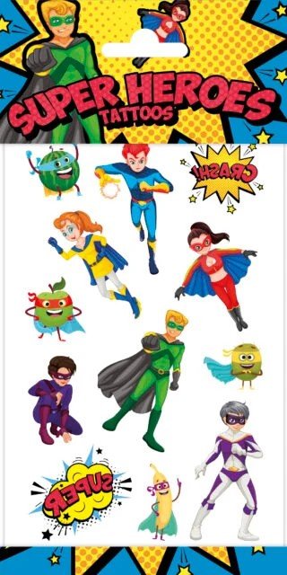Tatoveringer – Superhelter – Superhelt