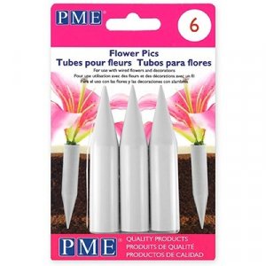 Kakepinner for ekte blomster - Store - 6-pakning - PME Kakepinner for ekte blomster - Store - 6-pakning - PME