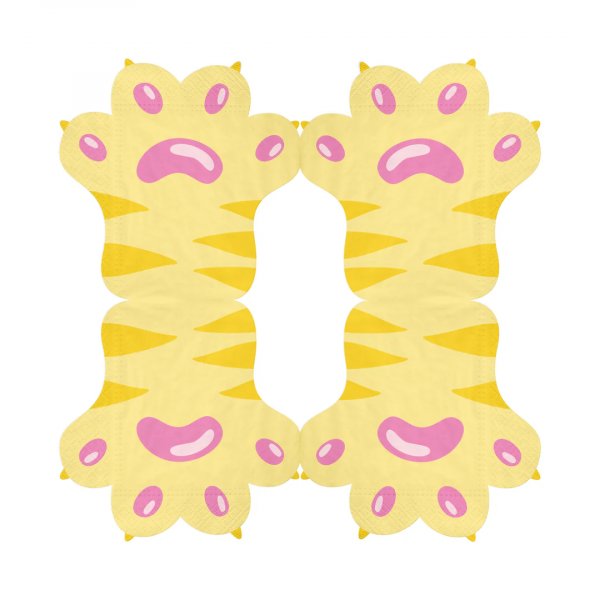 Servietter - Pastellkatter - 12 stk