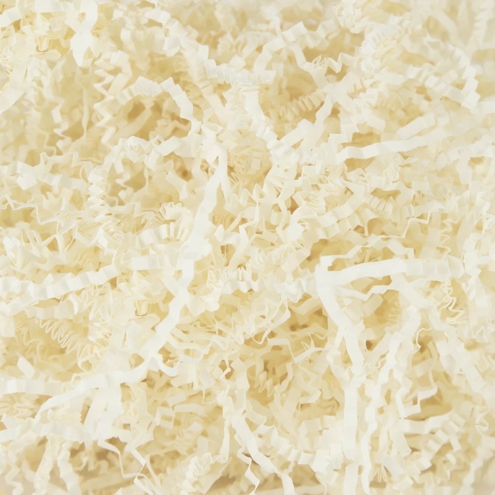 Makulert silkepapir til gaveposer/-esker – Elfenben – 50 g – Makulert papir, Gaveinnpakning