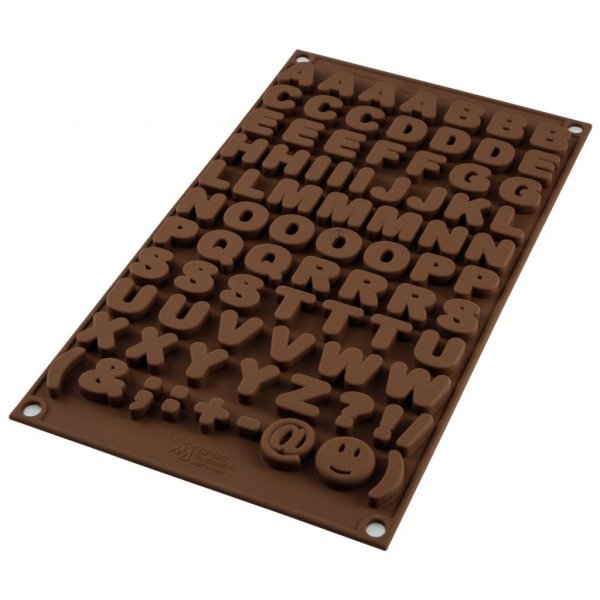 Silikonform  SilikomArt  Choco ABC
