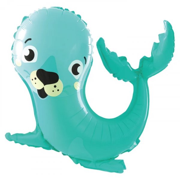 Folieballong - Sel - Sjøtema - 45 x 63 cm Folieballong - Sel - Sjøtema - 45 x 63 cm